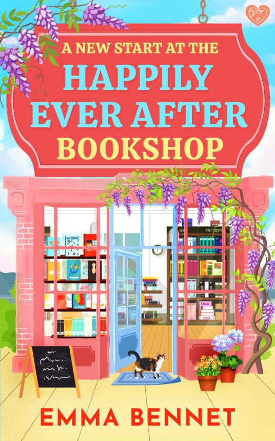 Cover of A New Start at the Happily Ever After Bookshop by Emma Bennet