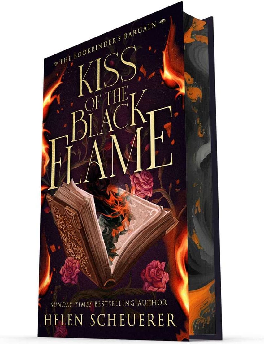 Cover of Kiss of the Black Flame by Helen Scheuerer
